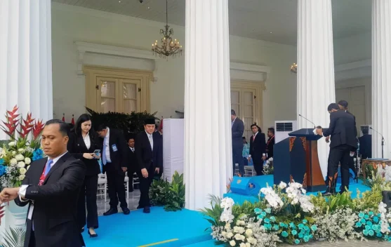 Persiapan gladi upacara di Lapangan Gedung Pancasila menjelang Harlah Pancasila 2026