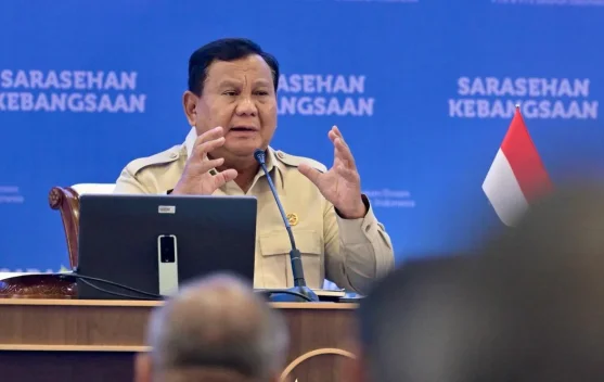 Presiden Prabowo berbicara di KSTI 2026 di JICC Jakarta