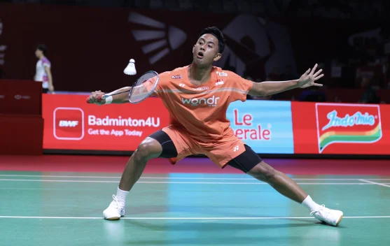 Pertandingan di Istora Senayan saat hari pertama Indonesia Open 2026