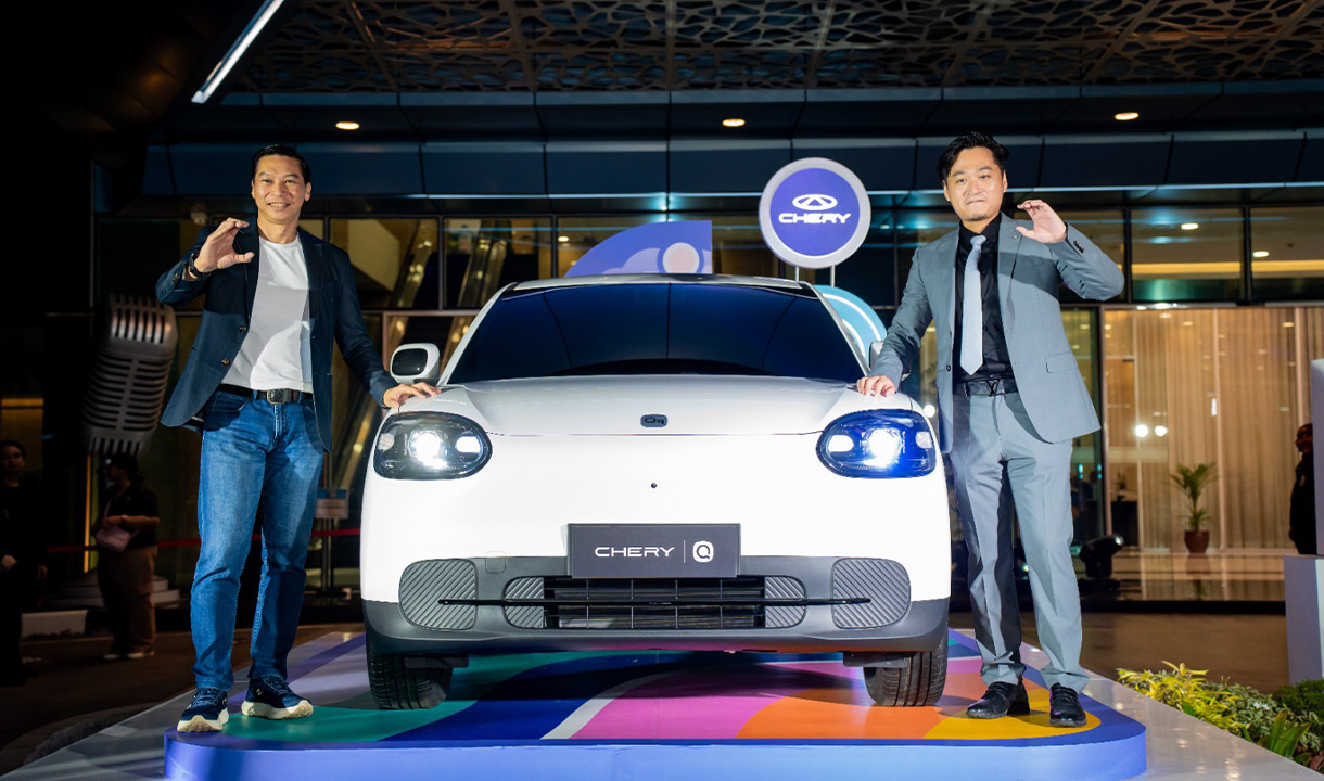 Chery Q compact EV dipamerkan, menonjolkan desain dan interior smart cockpit