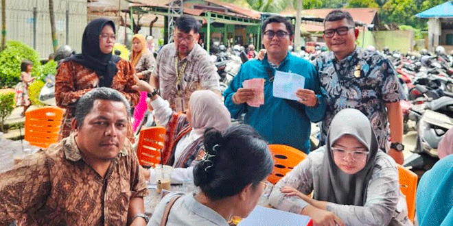 Pojok PBB Bapenda Kota Medan di MPP Roadshow Medan Amplas