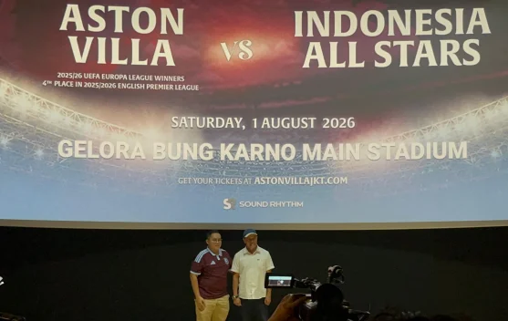 Pengumuman tur pramusim Aston Villa dan Stadion GBK untuk laga 1 Agustus 2026