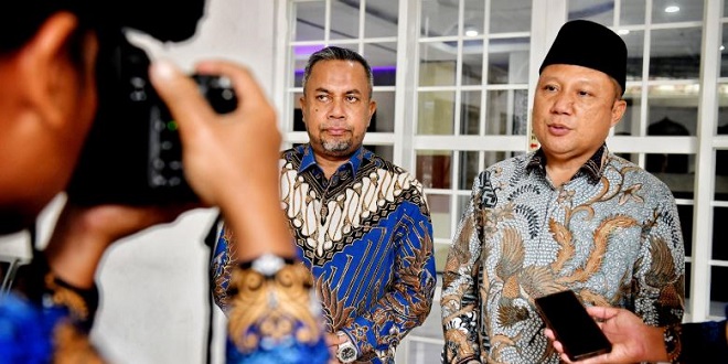 Peserta wawancara seleksi Komisi Informasi Sumut di Kantor Dinas Komunikasi dan Informatika Medan