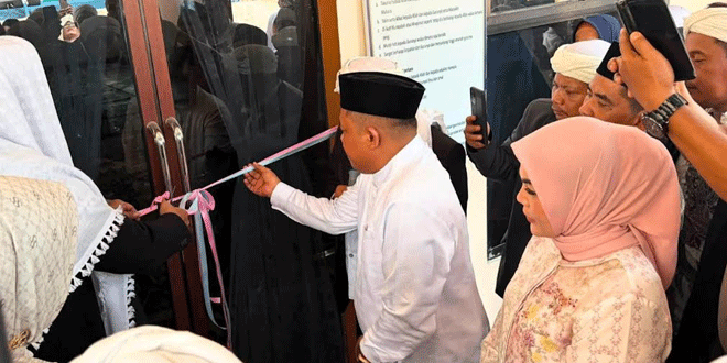 Wakil Bupati Jamri meresmikan Majelis Dzikir Daarul Istiqomah
