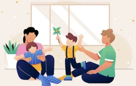 Ilustrasi anak menyampaikan pendapat dalam proses hak asuh