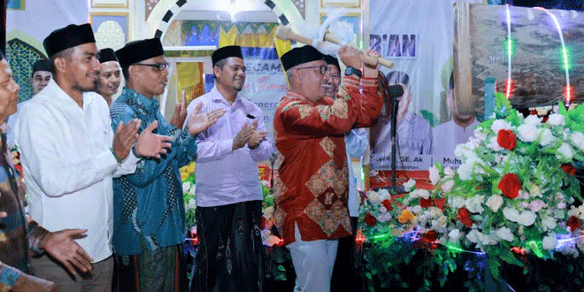 Pembukaan MTQ ke-8 Kecamatan Baitussalam di Gampong Lam Ujong