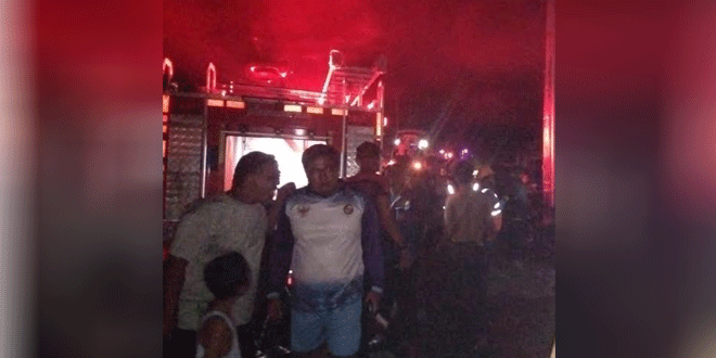 Kebakaran warung ayam penyet dan toko pakaian di Deliserdang