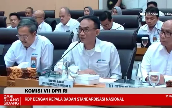Grafik distribusi SNI aktif per sektor hingga Mei 2026