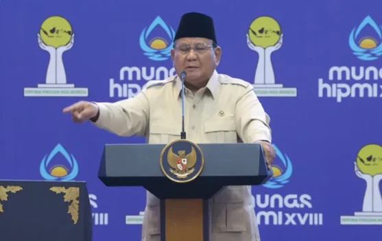 Presiden Prabowo berpidato di Munas HIPMI Bandar Lampung, 10 Juni 2026