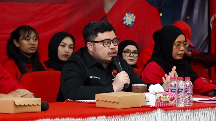 Rapat persiapan Bulan Bung Karno 2026 DPC PDI Perjuangan Kabupaten Kediri