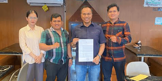 Ketua GAMKI Boydo Panjaitan setelah penyelidikan dinyatakan dihentikan
