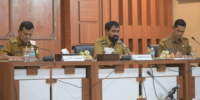Sekretaris Daerah Aceh M. Nasir menyampaikan capaian reformasi birokrasi dan rencana tindak lanjut