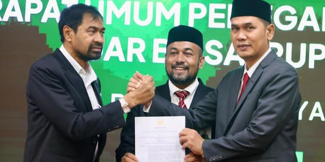 Sekretaris Daerah Muhammad Nasir hadir di RUPSLB penetapan komisaris Bank Aceh Syariah di Pendopo Gubernur Aceh