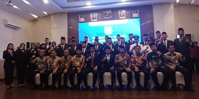 Wali Kota Medan Rico Waas melantik pejabat di Balai Kota Medan