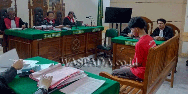 Sidang vonis Ragil Jawara terkait pembunuhan David Martua Nainggolan di Medan Tembung