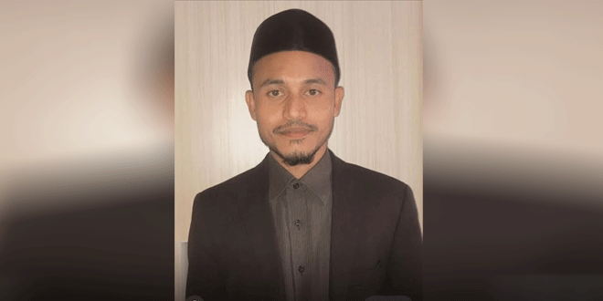 Tgk memberikan khutbah Jumat di Masjid Nurul Jadid, Aceh Besar