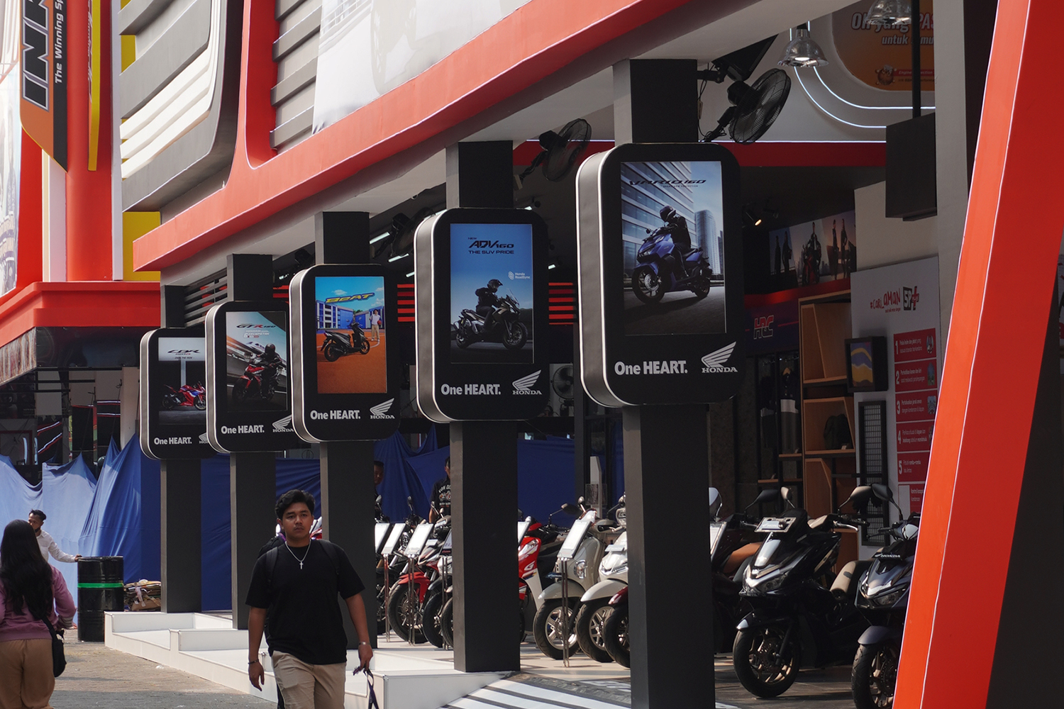 Booth Honda dengan sembilan zona tematik di Jakarta Fair Kemayoran 2026