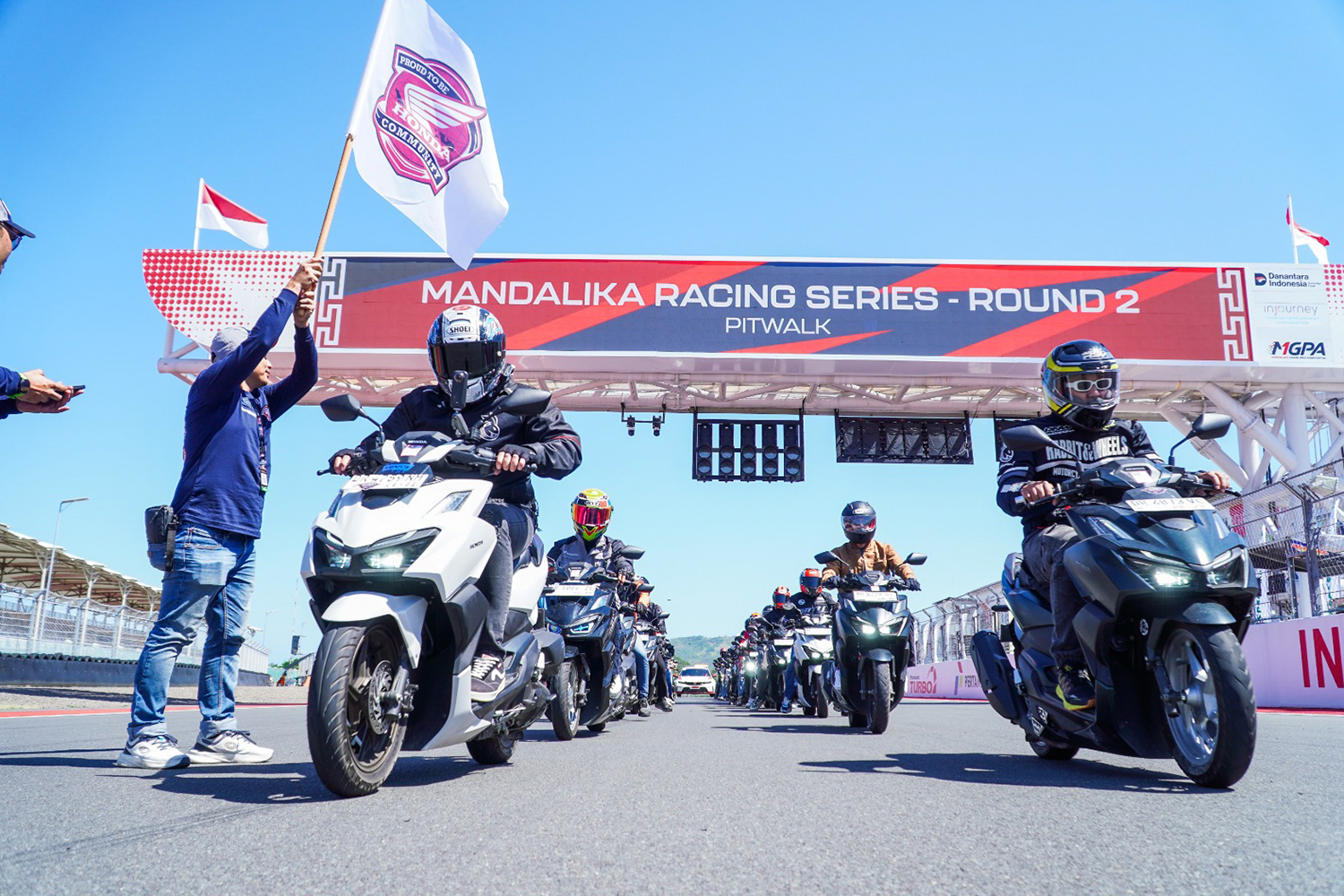 Komunitas Vario 160 berkumpul di Mandalika saat Honda Track Day 2026