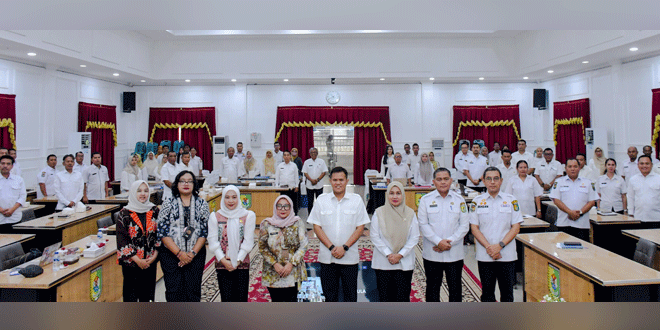 Wakil Bupati Serdang Bedagai membuka pelatihan LPPD di Aula Sultan Serdang