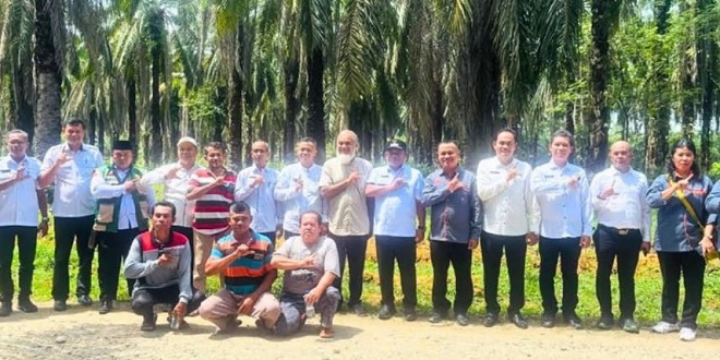 Peninjauan lokasi Kawasan Peternakan Sapi Potong di Desa Tebing Tinggi Pangkatan