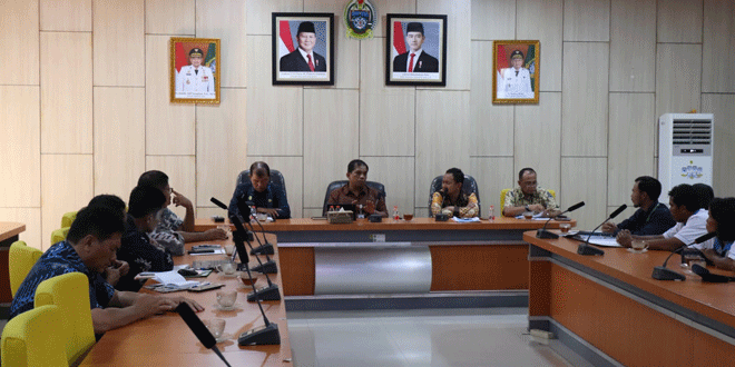 Pertemuan audiensi usulan WPR di Kantor Perindag ESDM Sumut