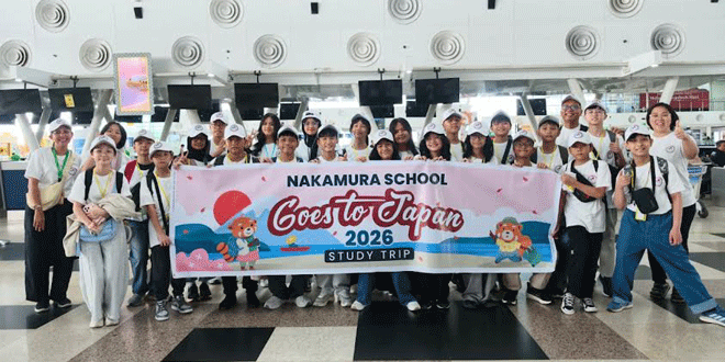 Siswa Nakamura School berangkat dari Bandara Kualanamu menuju Jepang untuk program Study Trip 2026