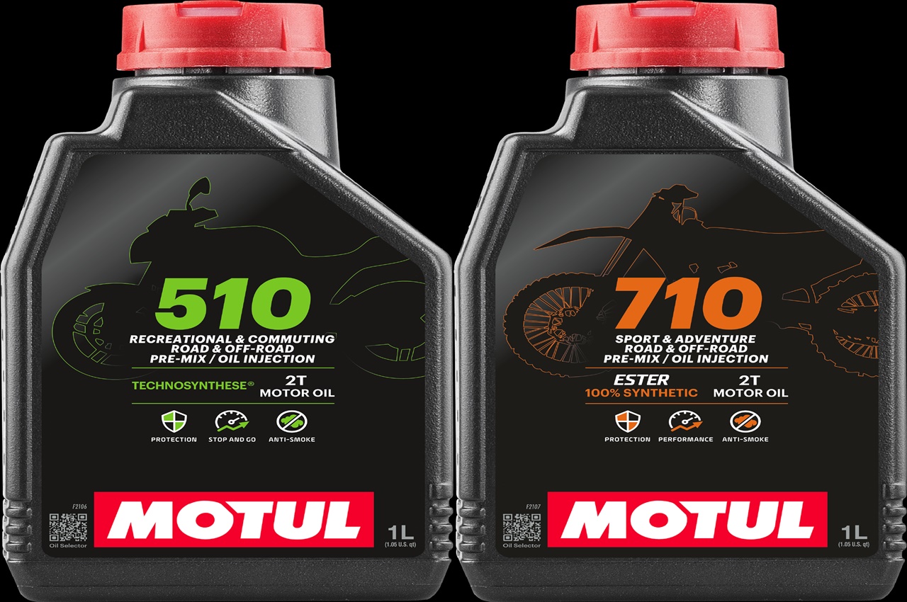 Motul 510 2T dan 710 2T memenuhi standar JASO FD