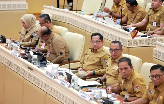 Mendagri Tito Karnavian berbicara tentang penguatan BNPP dan infrastruktur perbatasan di Kompleks Parlemen