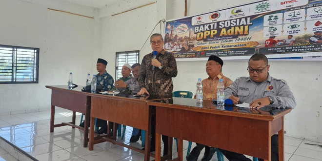 RSU Haji Medan menggelar khitanan massal dan layanan kesehatan gratis di Kompleks SMA 18 PCM Sunggal