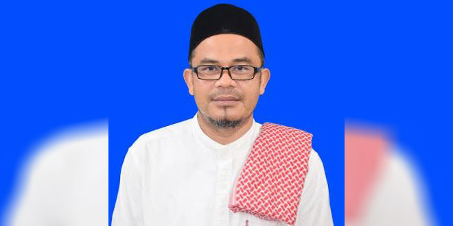 Jemaah salat Jumat di masjid Aceh Besar saat khutbah Muharram
