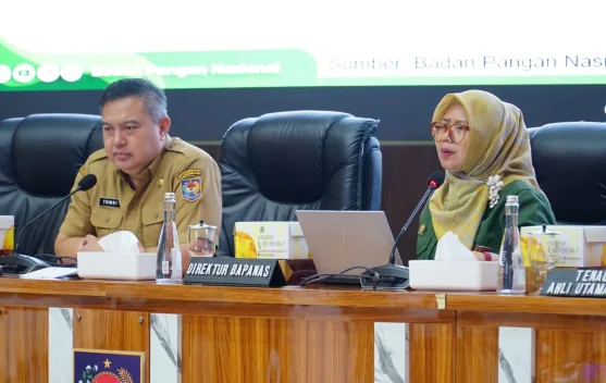 Ilustrasi distribusi beras dan operasi pasar untuk menstabilkan pasokan pangan