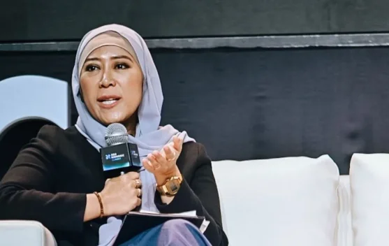 Menkomdigi Meutya Hafid berbicara soal konektivitas inklusif dan ekonomi digital Indonesia