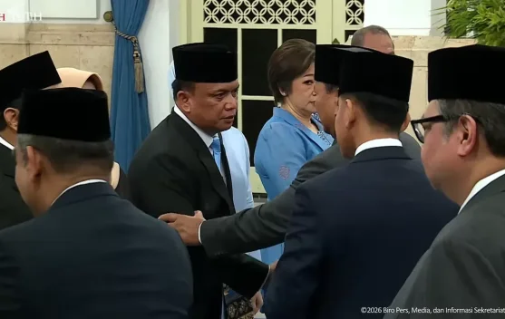 Mayjen TNI Trenggono saat diperkenalkan sebagai Wakil Kepala Badan Gizi Nasional