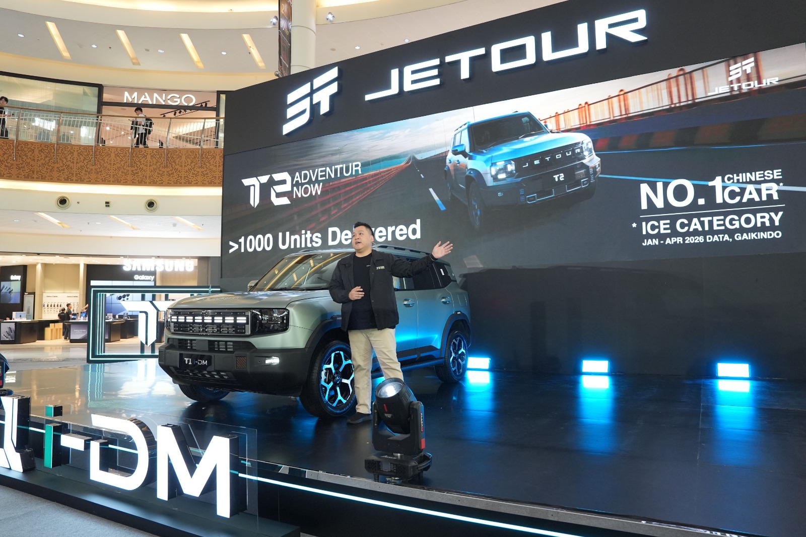 JETOUR T1 Urban Adventure SUV dengan opsi hybrid i-DM di Indonesia