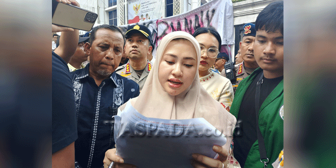 Ketua DPRD Sumut menerima perwakilan mahasiswa BEM USU di Gedung DPRD Sumut