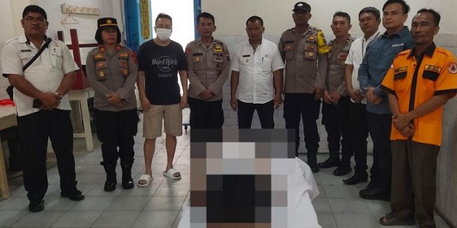 Lokasi penemuan mayat dugaan gantung diri di Siantar Utara, Pematangsiantar