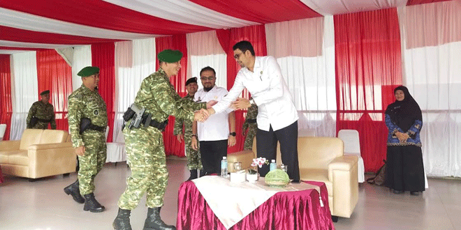 Pembukaan diklat SPPI KDKMP KNMP di Lapangan Rindam Iskandar Muda Aceh Besar