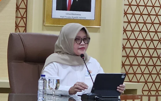 Grafik neraca perdagangan Indonesia April 2026 menunjukkan surplus tipis dan dominasi nonmigas