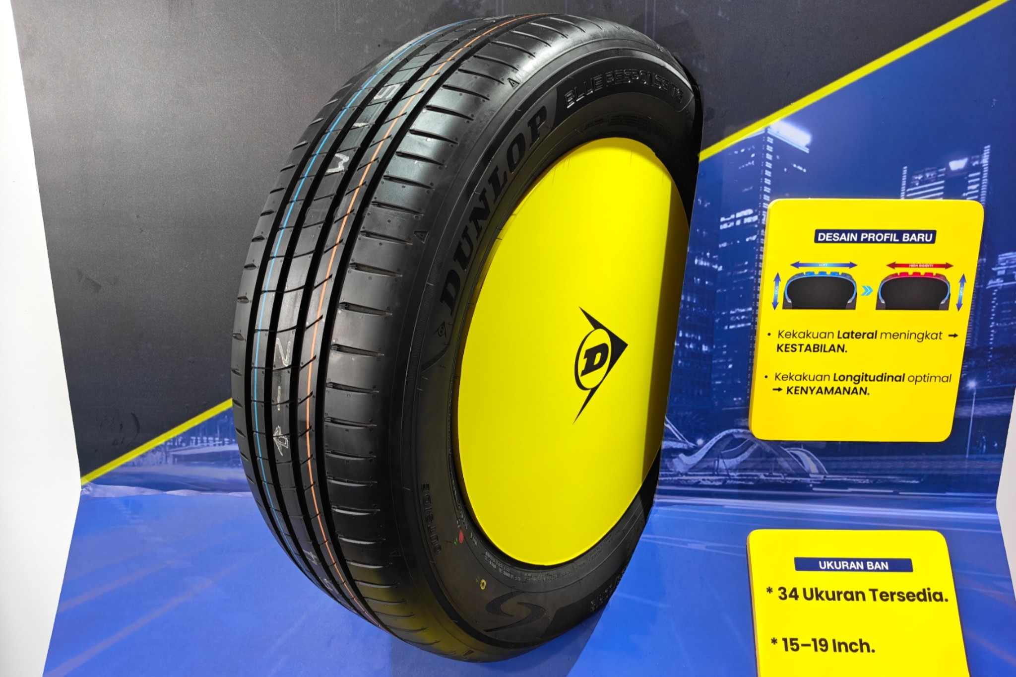 Ban baru Dunlop Blue Response TG