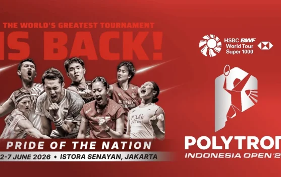 Suasana Istora Senayan jelang pertandingan Indonesia Open 2026