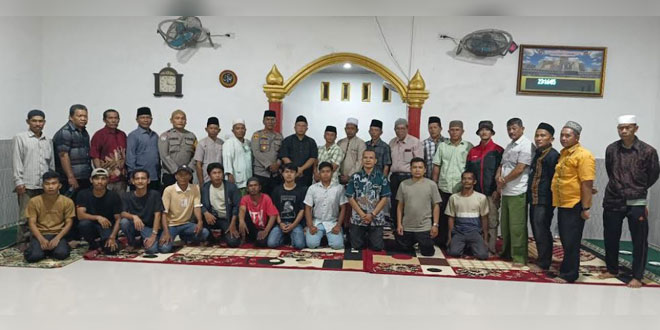 Pertemuan warga Lingkungan V Hutaimbaru membahas sanksi sosial narkoba