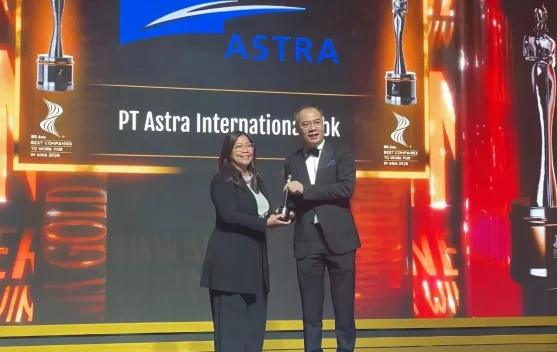 Astra menerima penghargaan HR Asia Best Companies To Work For 2026