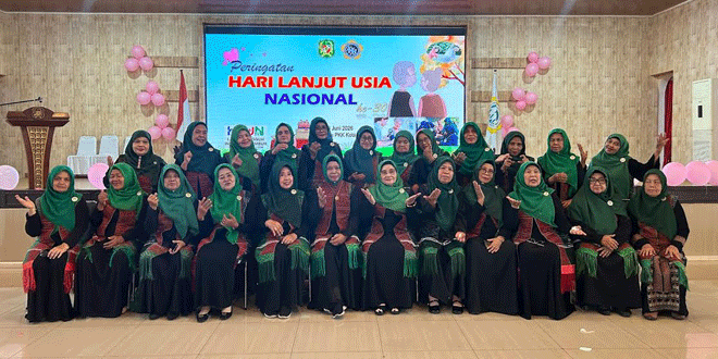 Suasana peringatan HLUN ke-30 LPPLU Kota Medan di Gedung PKK Medan Petisah
