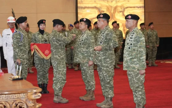 Serah terima jabatan TNI di Mabes TNI Cilangkap, 17 Juni 2026