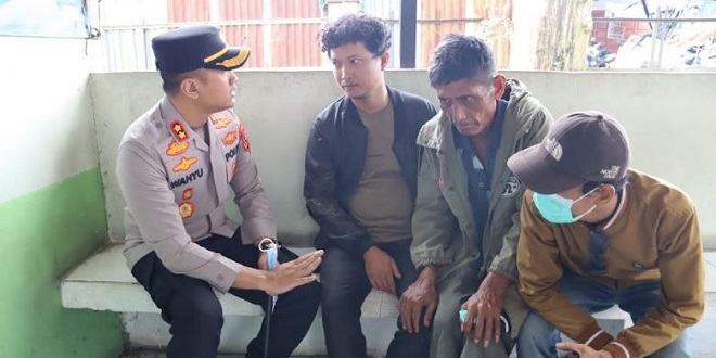 Kehadiran Forkopimda dan aparat saat penyerahan jenazah di RSUD Rantauprapat