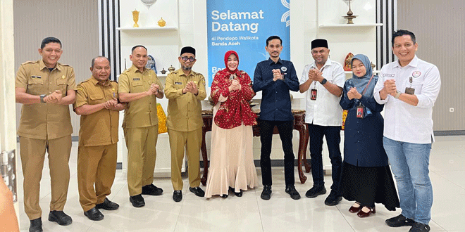 Pertemuan Pemko Banda Aceh dan KPIA soal sosialisasi P3SPS Aceh