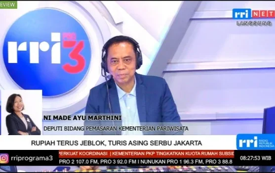 Ilustrasi platform AI MaiA untuk perencanaan perjalanan wisata di Indonesia