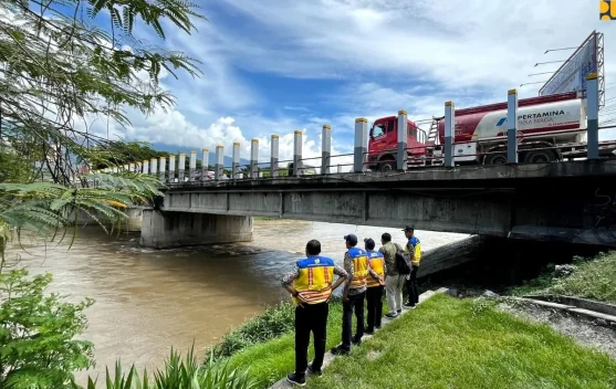 Jembatan Palu 1 dan 4 terpantau aman setelah inspeksi pasca-gempa