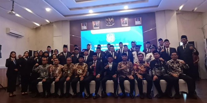 Wali Kota Medan melantik pejabat manajerial di Balai Kota Medan