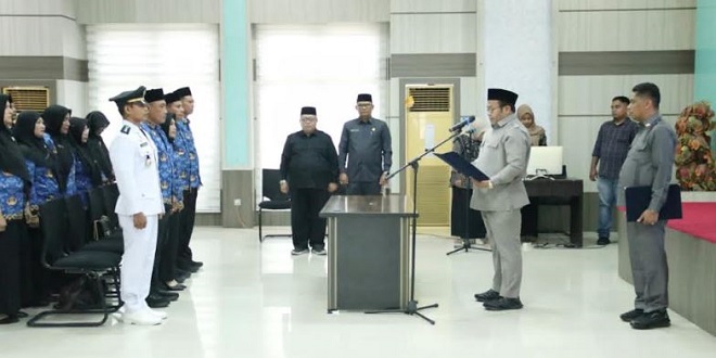 Wali Kota Sabang melantik pejabat di Aula Pulau Weh
